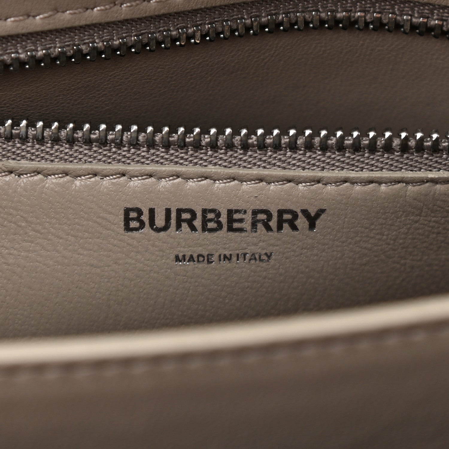 Burberry Metallic Patent Crocodile Embossed Small TB Shoulder Bag Silver 6 of 12