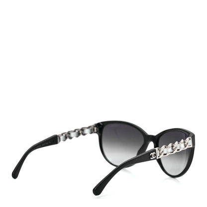 Chanel CC Chain Sunglasses 5215Q Black 4 of 8
