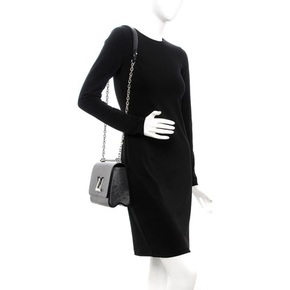 Louis Vuitton Epi Twist Shoulder Bag MM Black 2 of 7