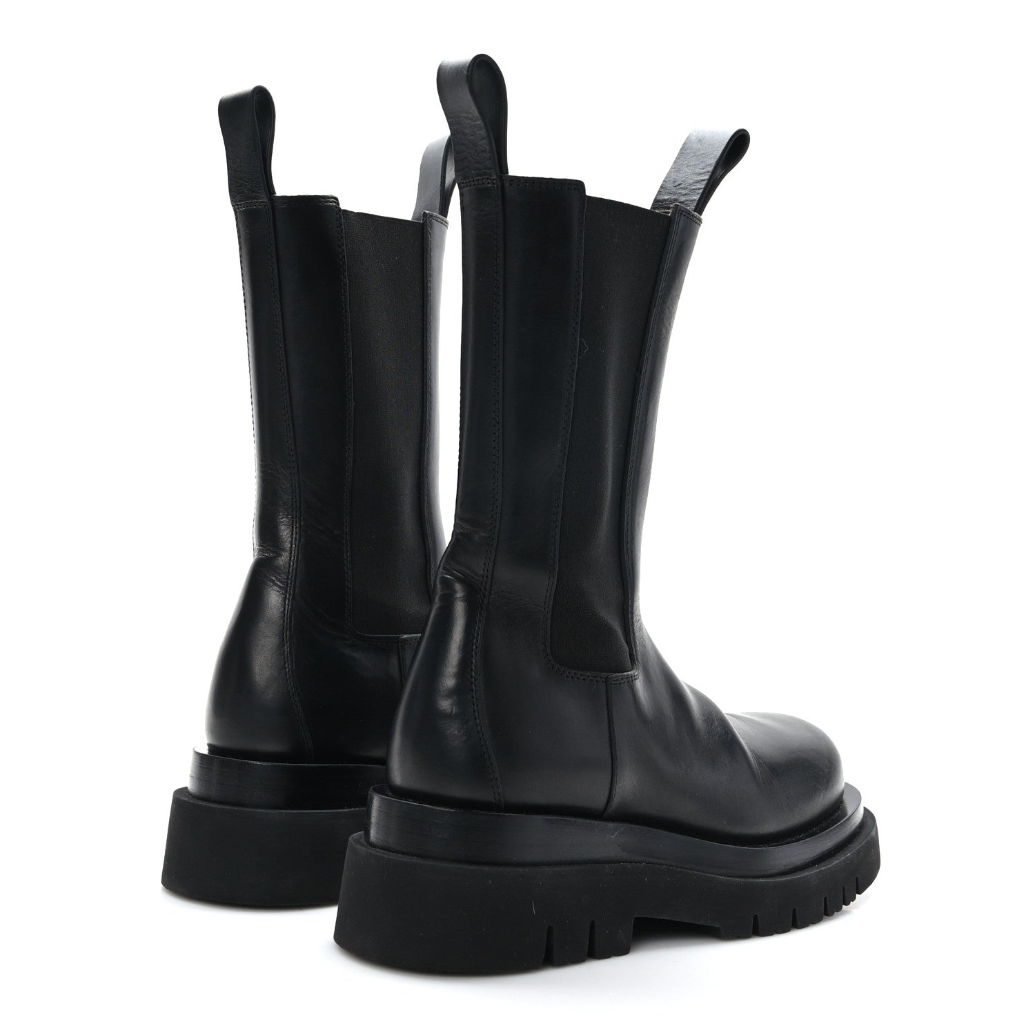 Bottega Veneta Calfskin The Lug Chelsea 55mm Boots 36 Black 4 of 9