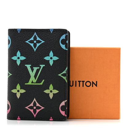 Louis Vuitton Monogram Iridescent Pocket Organizer NM Black 7 of 7