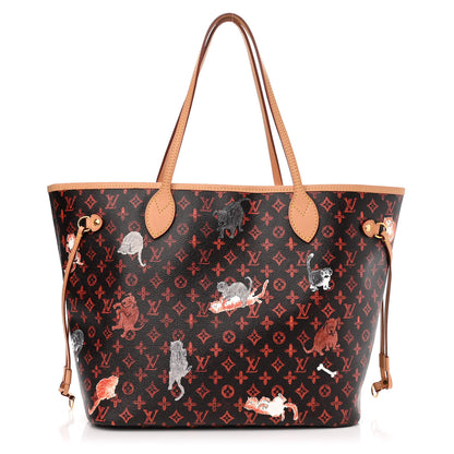 Louis Vuitton Catogram Neverfull MM Marron 3 of 12