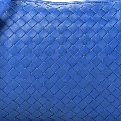 Bottega Veneta Nappa Intrecciato Pillow Crossbody Messenger Signal Blue 10 of 10