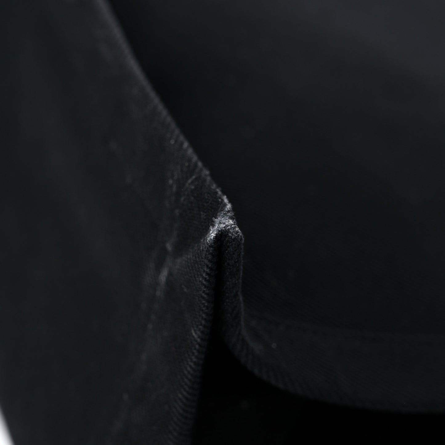 Linen Calfskin Rive Gauche Tote Black