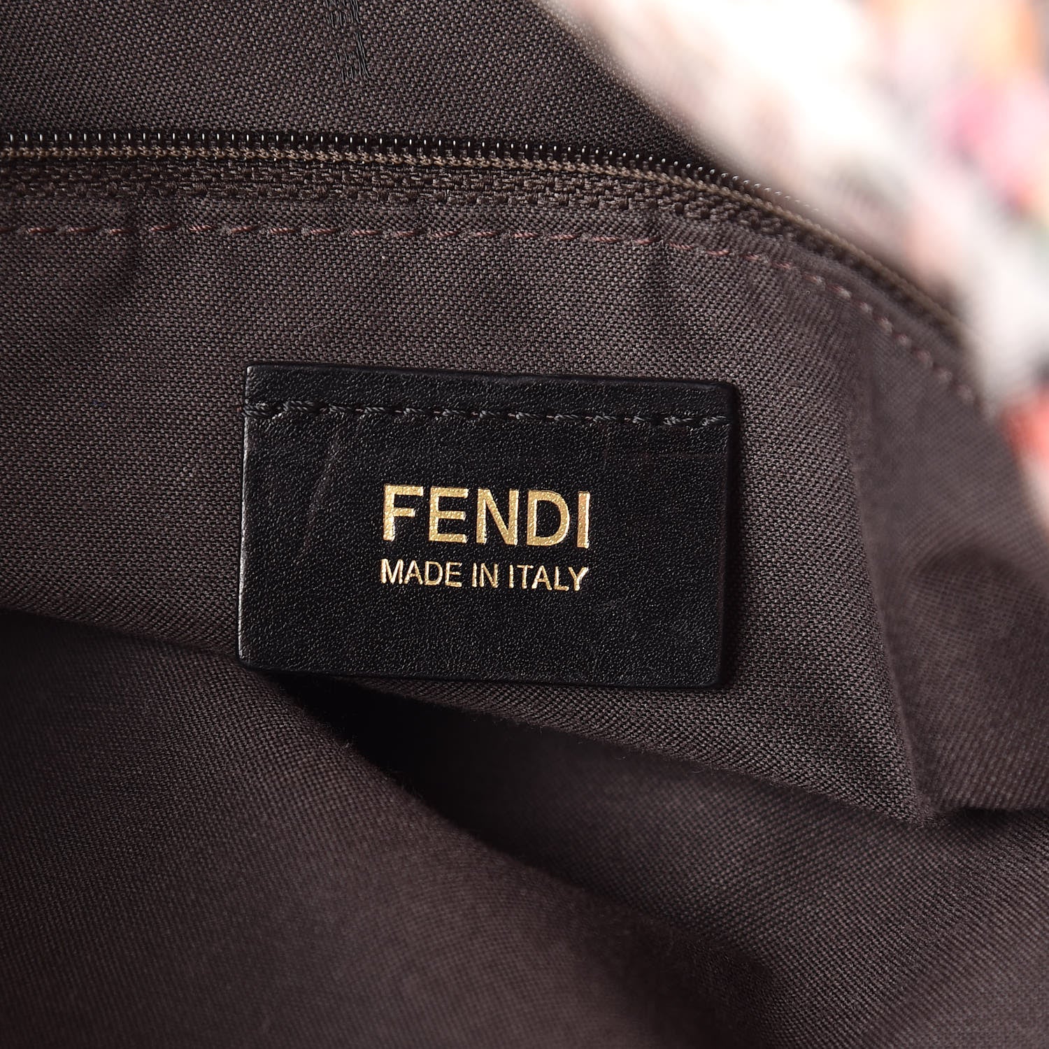 Fendi ENDI Zucchino Vitello Floral Studded Forever Mama Baguette Rosa Papaya Rosa Confetto 6 of 17