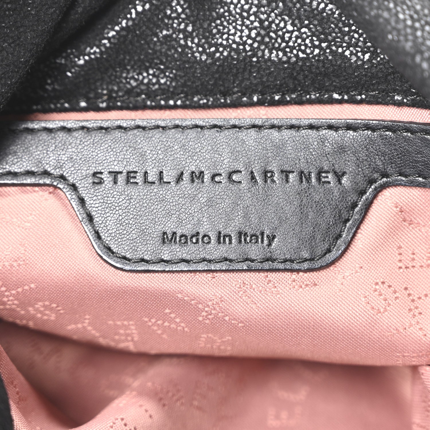 Stella McCartney Shaggy Deer Mini Falabella Tote Black 6 of 9