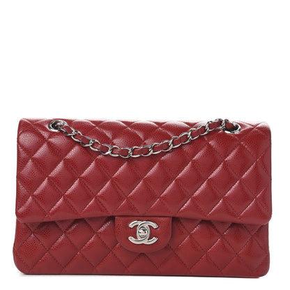 Chanel Caviar Quilted Medium Double Flap Red 1 of 13