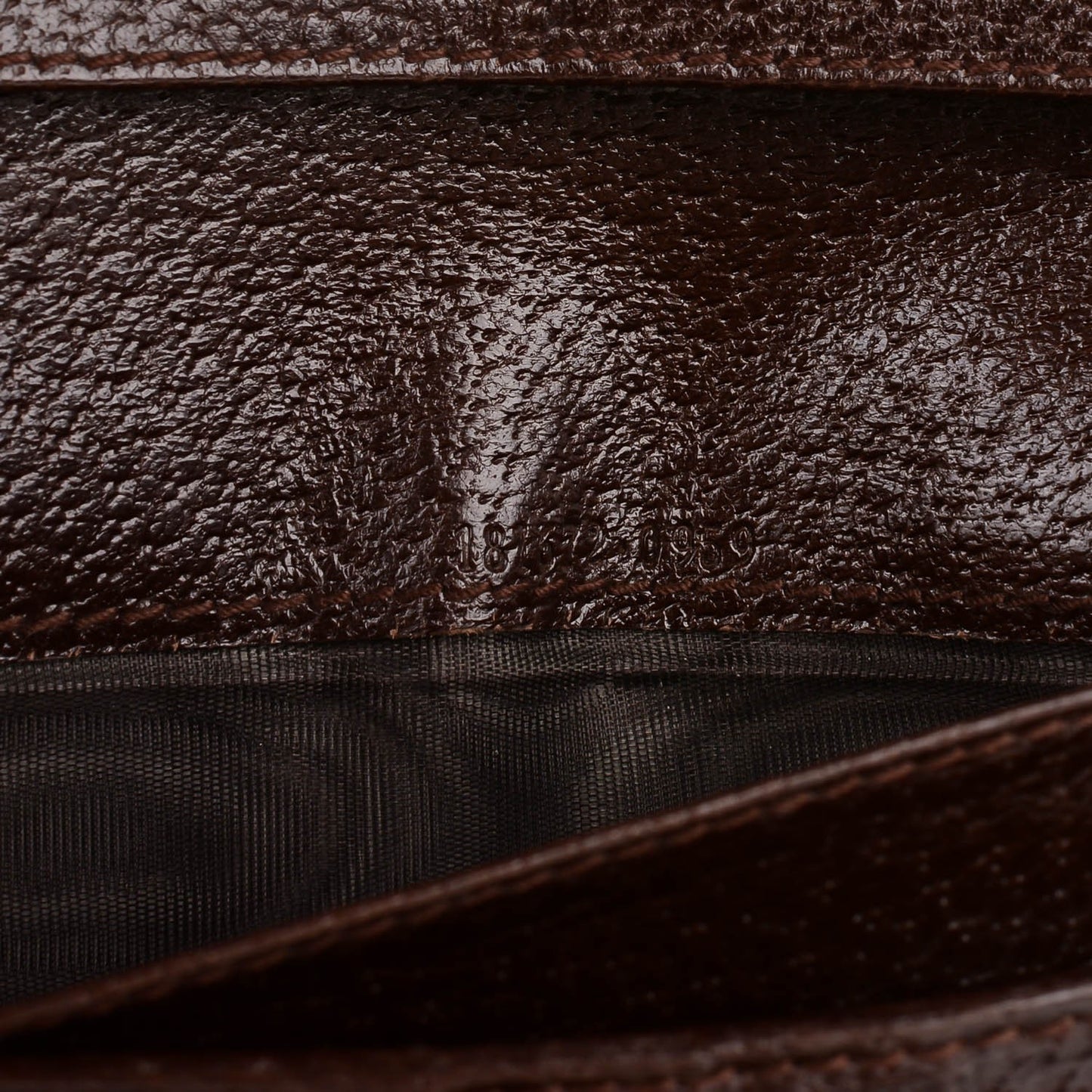 Monogram Calfskin Ladies Web Continental Wallet Beige Ebony Cocoa