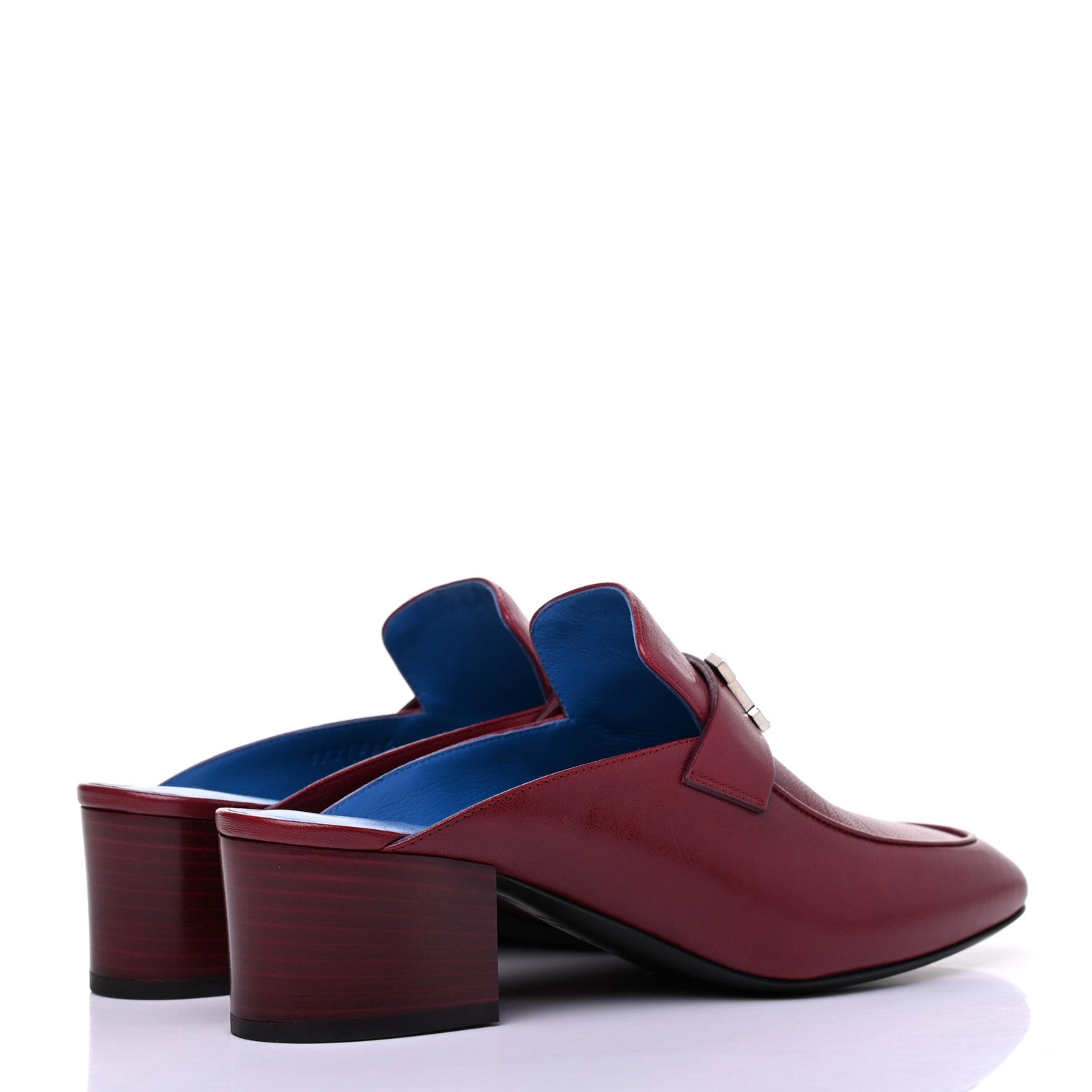 Hermes Goatskin Paradis Mules 37.5 Carmin 4 of 11