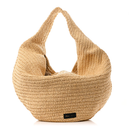 Khaite Raffia Large Olivia Hobo Natural 1 of 8