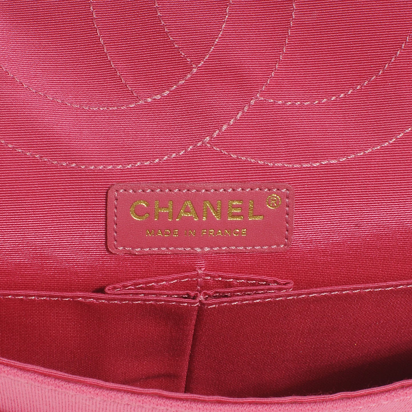 Jersey Crocodile Croco Reissue Medium Flap Pink