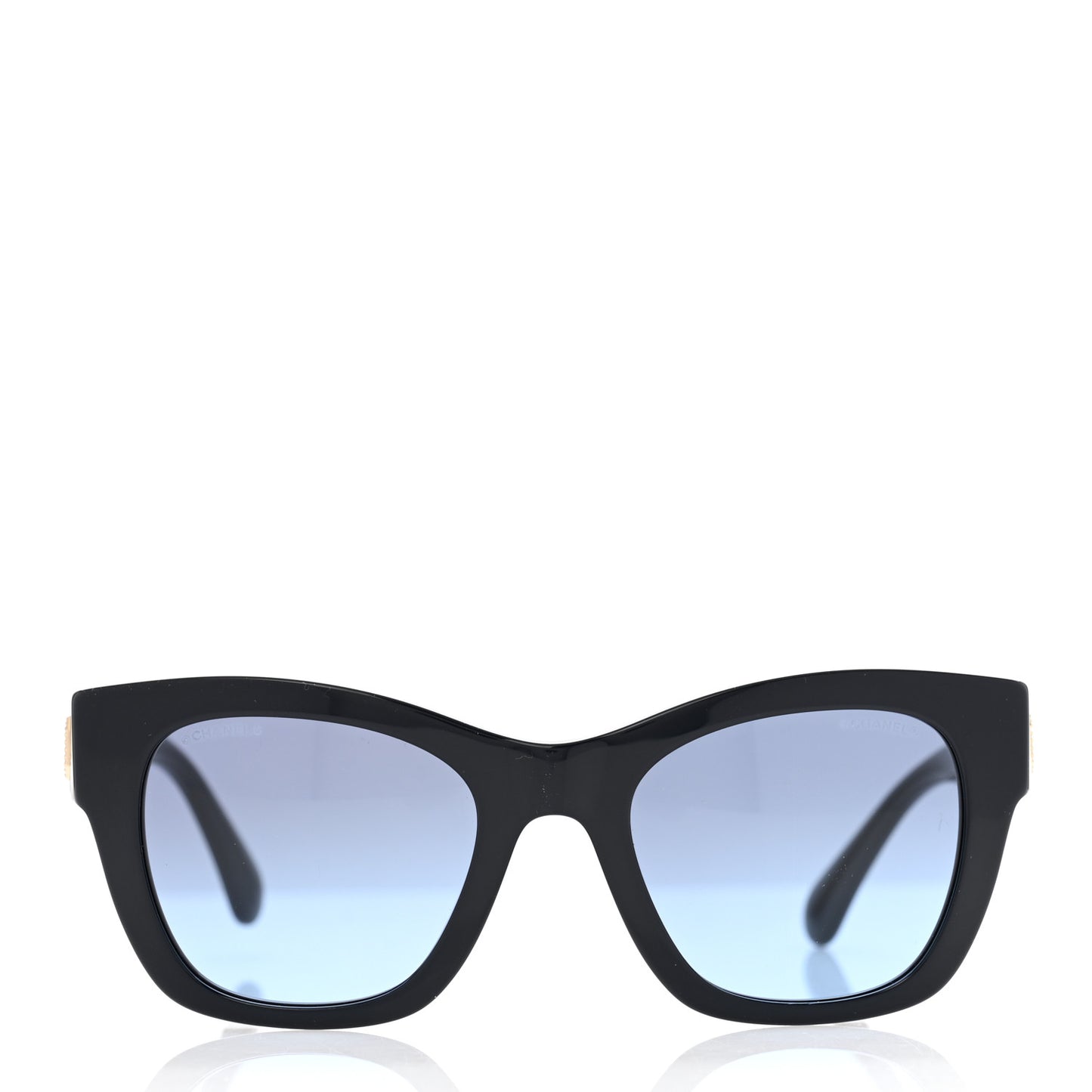 Acetate Square CC Sunglasses 5478-A Black