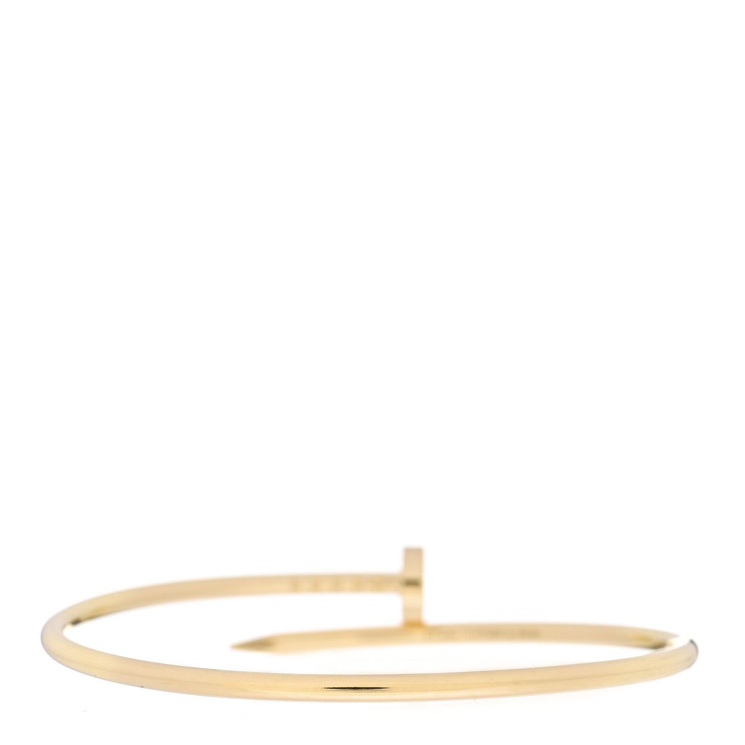 Cartier 18K Yellow Gold Small Juste Un Clou Bracelet 16 2 of 4