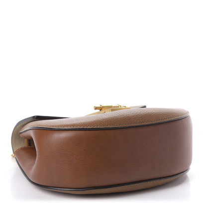 Chloe Grained Lambskin Mini Drew Shoulder Bag Caramel 4 of 14
