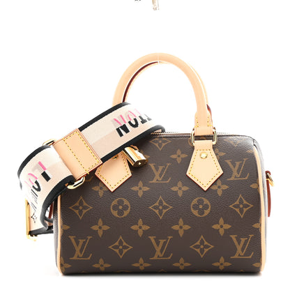 Louis Vuitton Monogram Speedy Bandouliere 20 Black 1 of 10