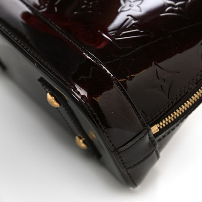 Louis Vuitton Vernis Alma BB Amarante 9 of 11