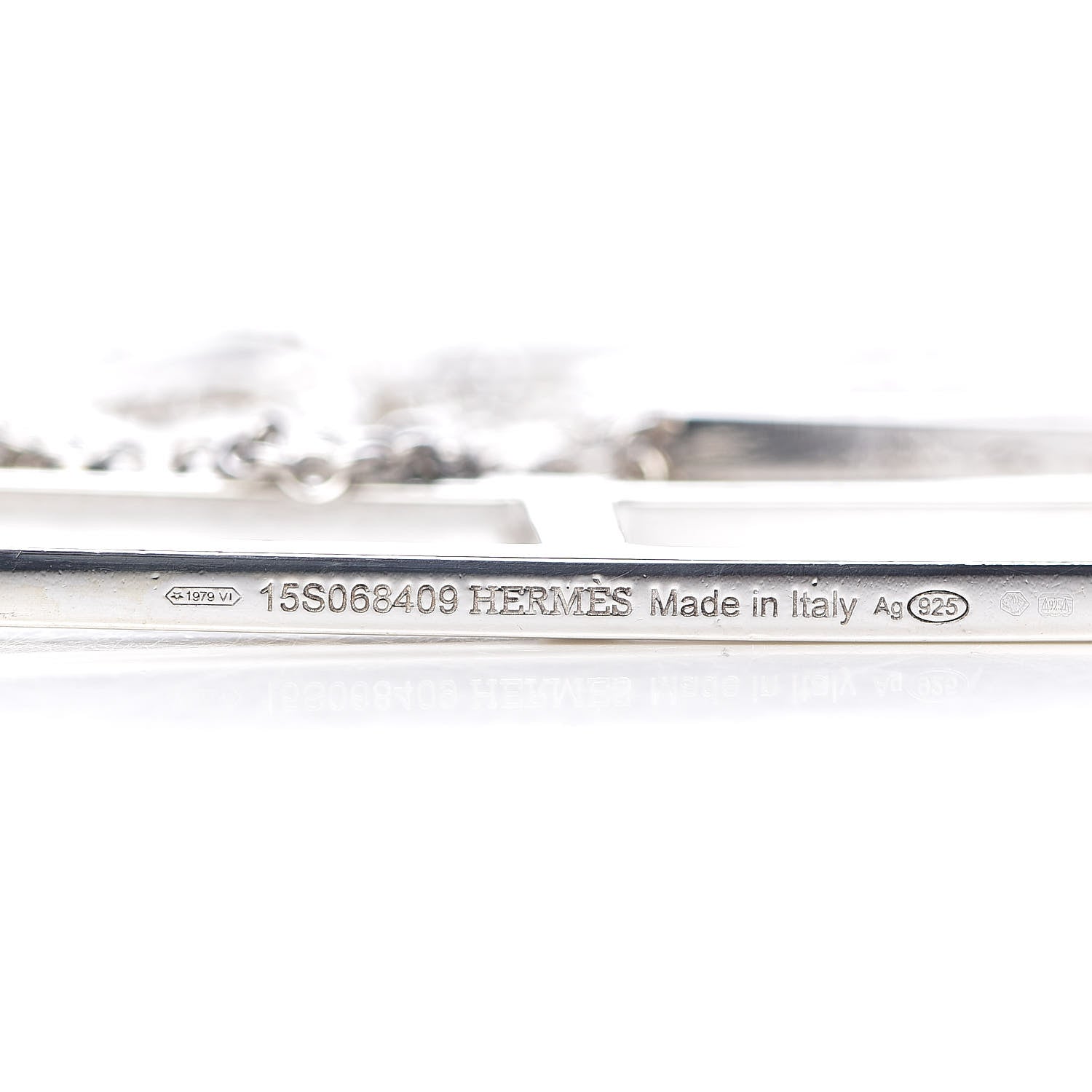 Hermes Sterling Silver Ever Chaine d'Ancre Long Necklace 120 4 of 6