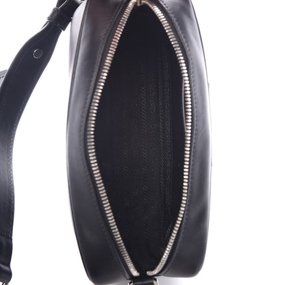 Chloe PRADA City Calfskin Racing Logo Camera Bag Black Fuxia 5 of 7