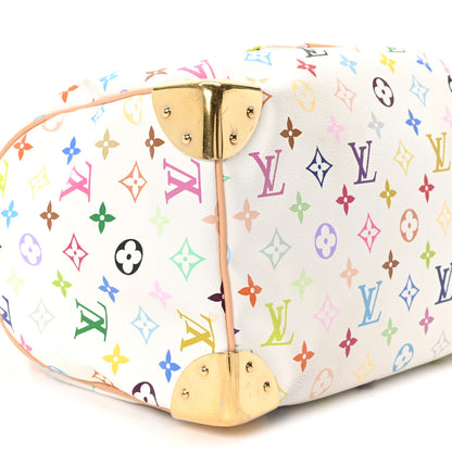 Louis Vuitton Monogram Multicolor Speedy 30 White 8 of 9