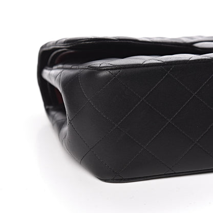 Chanel Lambskin Quilted Jumbo Double Flap Black 9 of 12