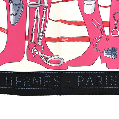 Hermes Silk Monsieur et Madame Scarf 90 2 of 4