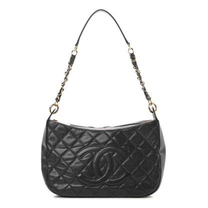 Chanel Caviar Quilted Timeless CC Shoulder Bag Black 1 of 12