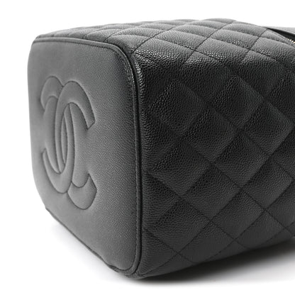 Chanel Caviar Quilted Large Vanity Pouch Black 10 of 11