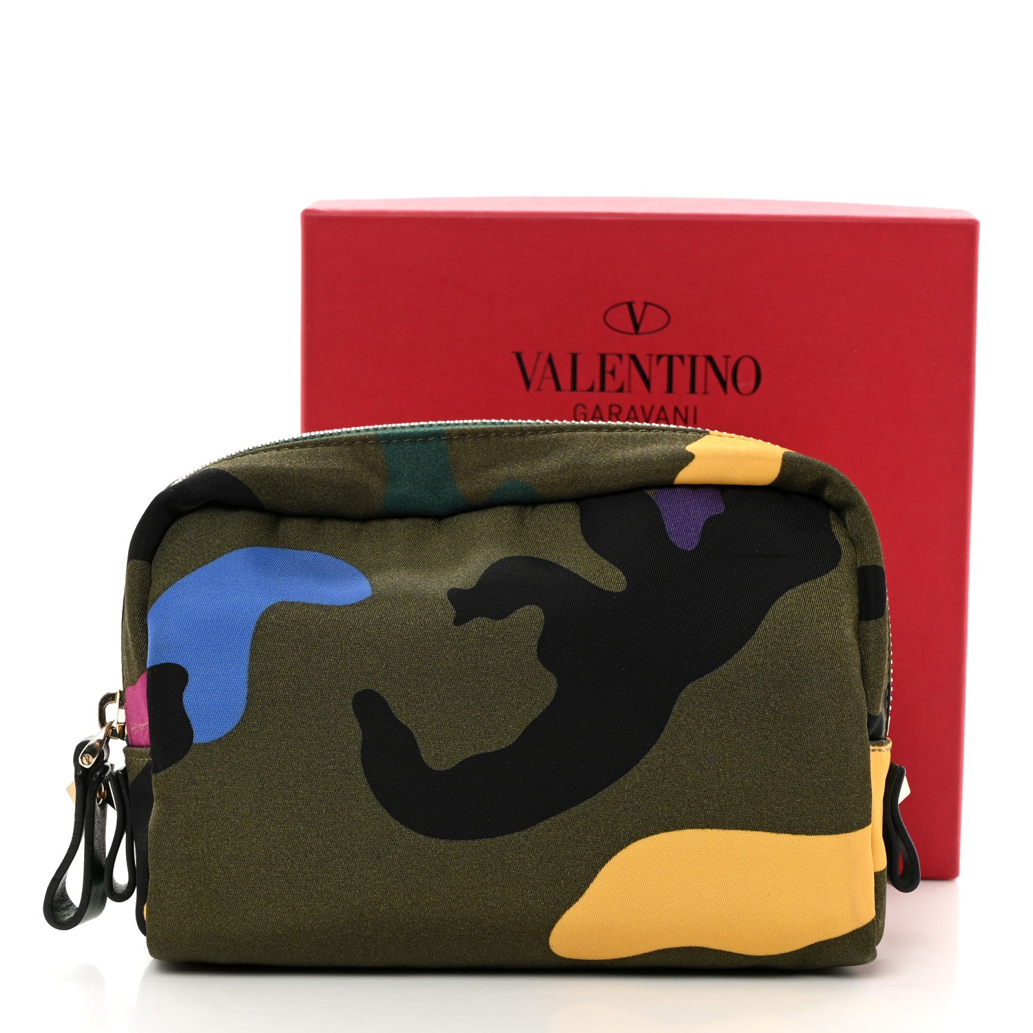 Valentino Garavani Nylon Camouflage Pouch Multicolor 7 of 7
