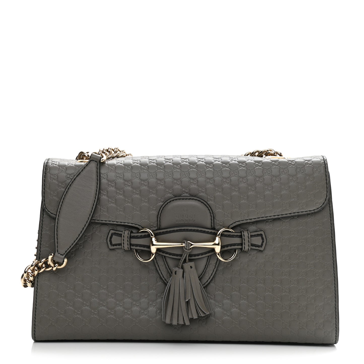 Soft Microguccissima Medium Emily Chain Shoulder Bag Loess