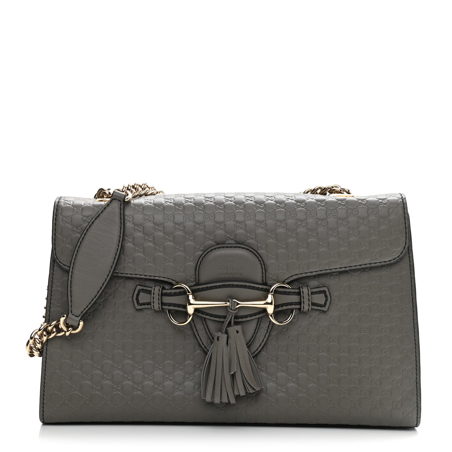 Gucci Soft Microguccissima Medium Emily Chain Shoulder Bag Loess 1 of 11