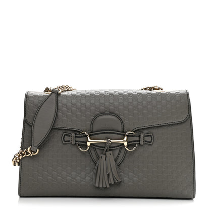 Gucci Soft Microguccissima Medium Emily Chain Shoulder Bag Loess 1 of 11