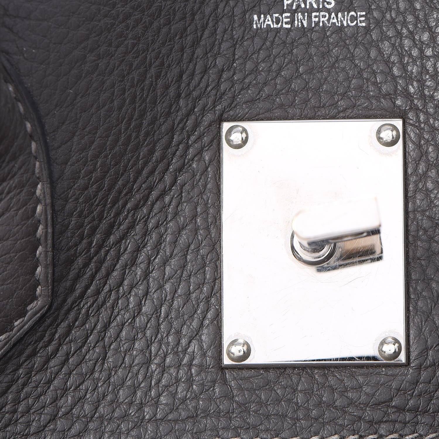 Hermes Taurillon Clemence JPG Birkin 42 Graphite 15 of 30