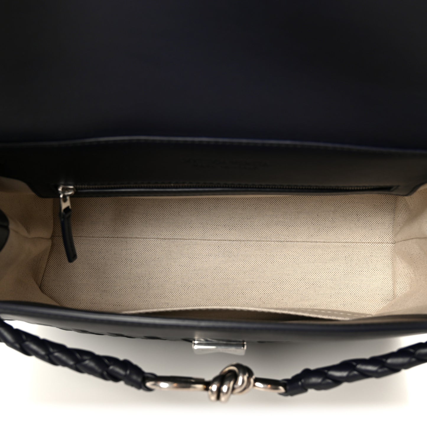 Calfskin Intrecciato Small Andiamo Messenger Bag Nocturnal