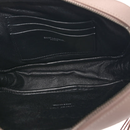 Saint Laurent Grain De Poudre Matelasse Monogram Mini Lou Camera Bag Marble Pink 5 of 10