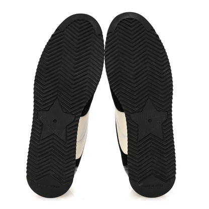 Christian Dior Velvet Mix Diorun Sneakers 37.5 Black Off White 6 of 10