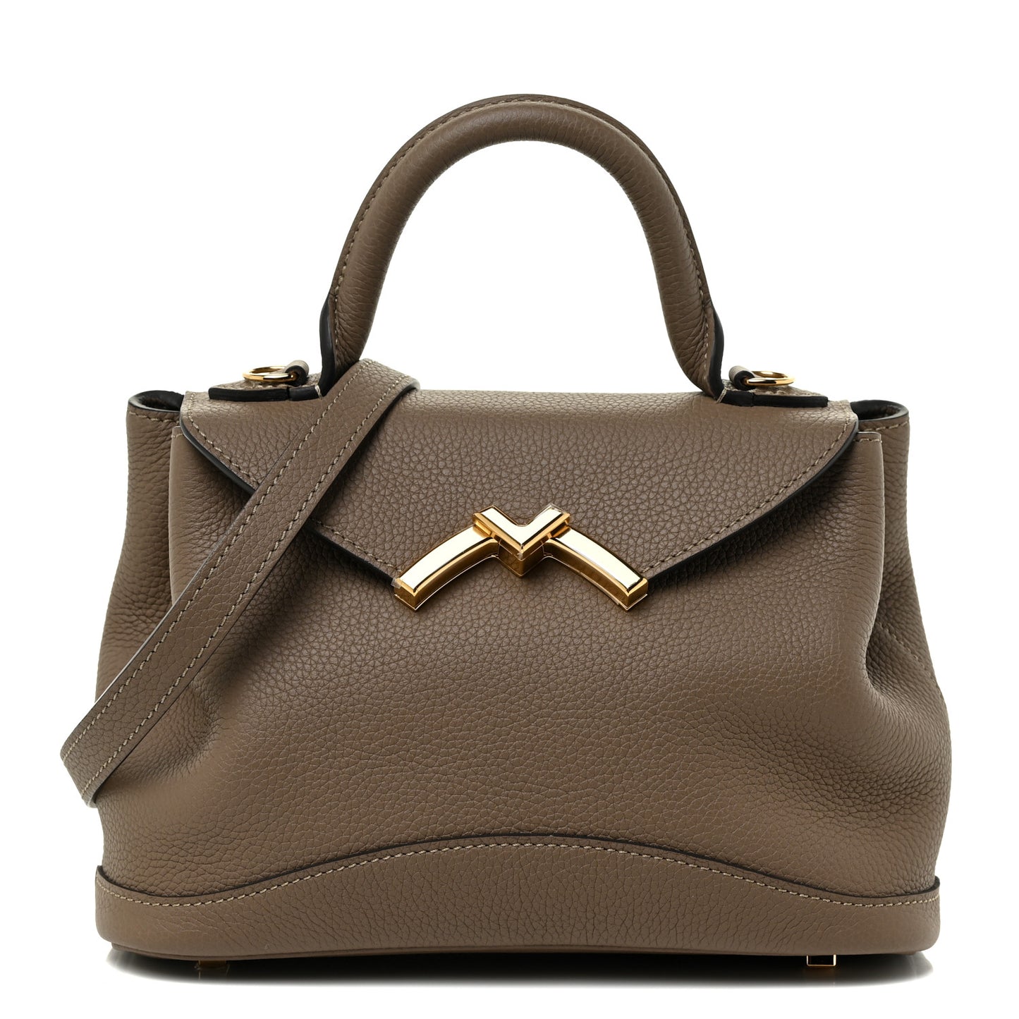 Taurillon Blush Calfskin Gabby BB Taupe