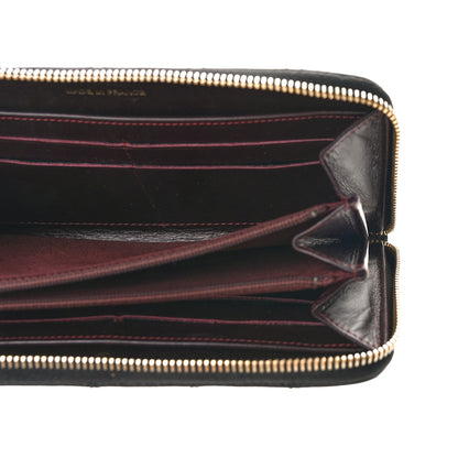 Chanel Caviar Quilted Large Gusset Zip Around Wallet Black 5 of 11