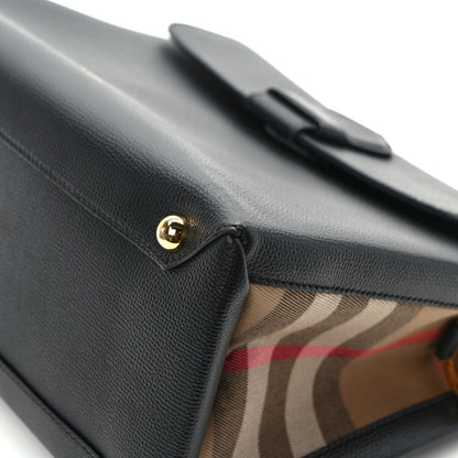 Burberry Derby Calfskin House Check Medium Camberley Black 13 of 18