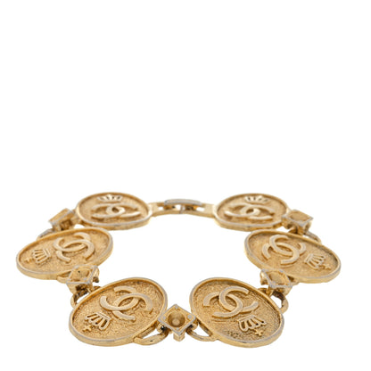 Chanel CC Medallion Bracelet Gold 1 of 3