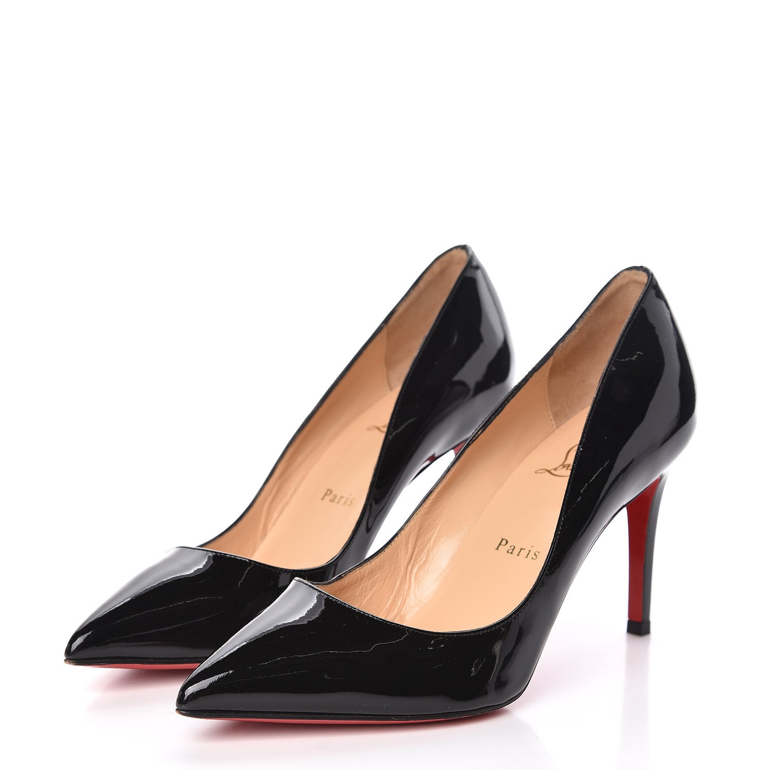 Christian Louboutin Patent Pigalle 85 Pumps 38.5 Black 3 of 10