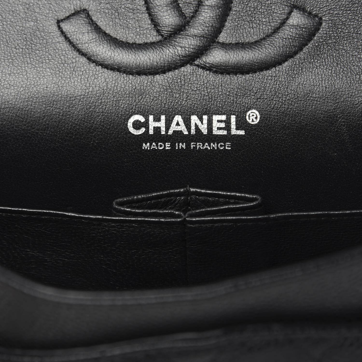 Chanel Caviar Quilted Medium Double Flap Black 8 of 10