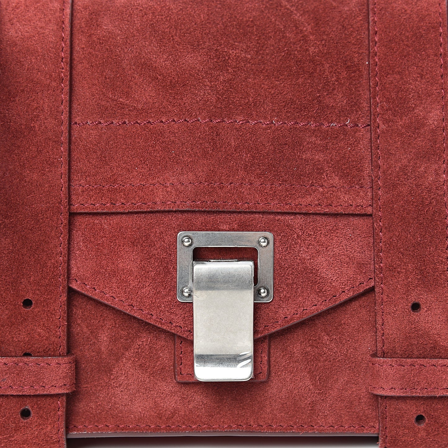 Suede PS1 Mini Pouch Messenger Bag Midnight Plum