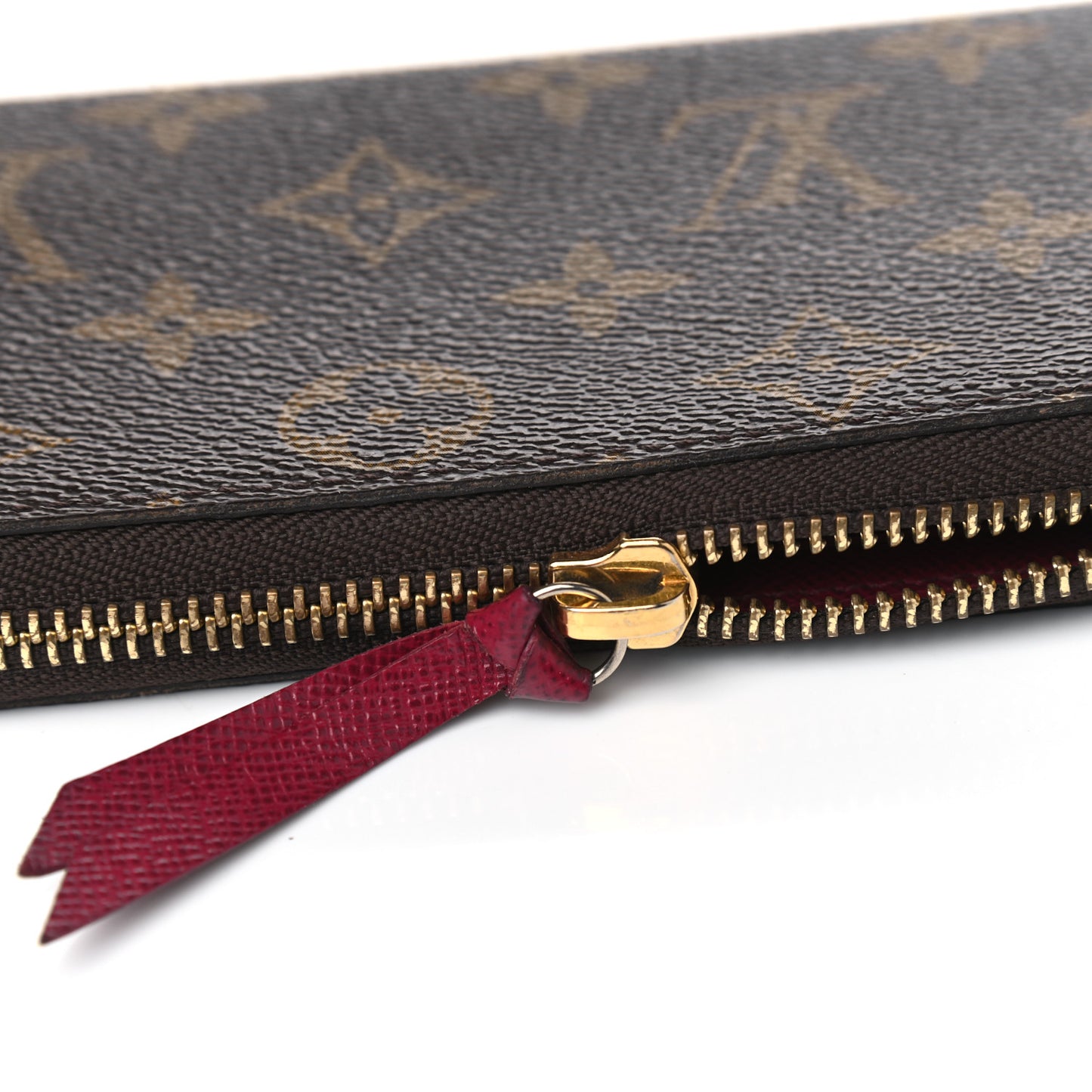 Monogram Clemence Wallet Fuchsia
