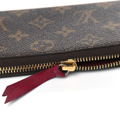 Louis Vuitton Monogram Clemence Wallet Fuchsia 5 of 5
