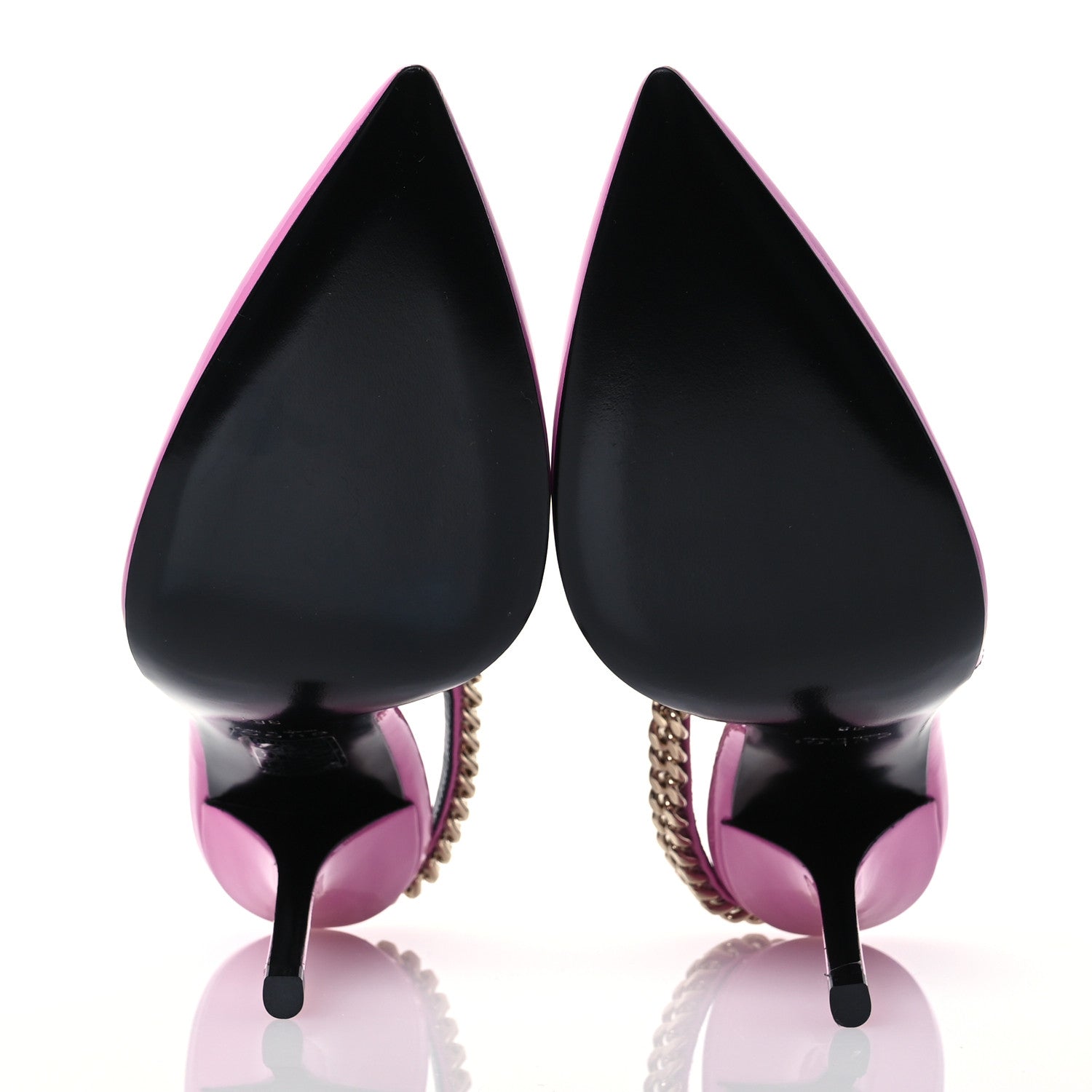 Gucci Patent Signoria Slingback Pumps 38 Pink 6 of 10