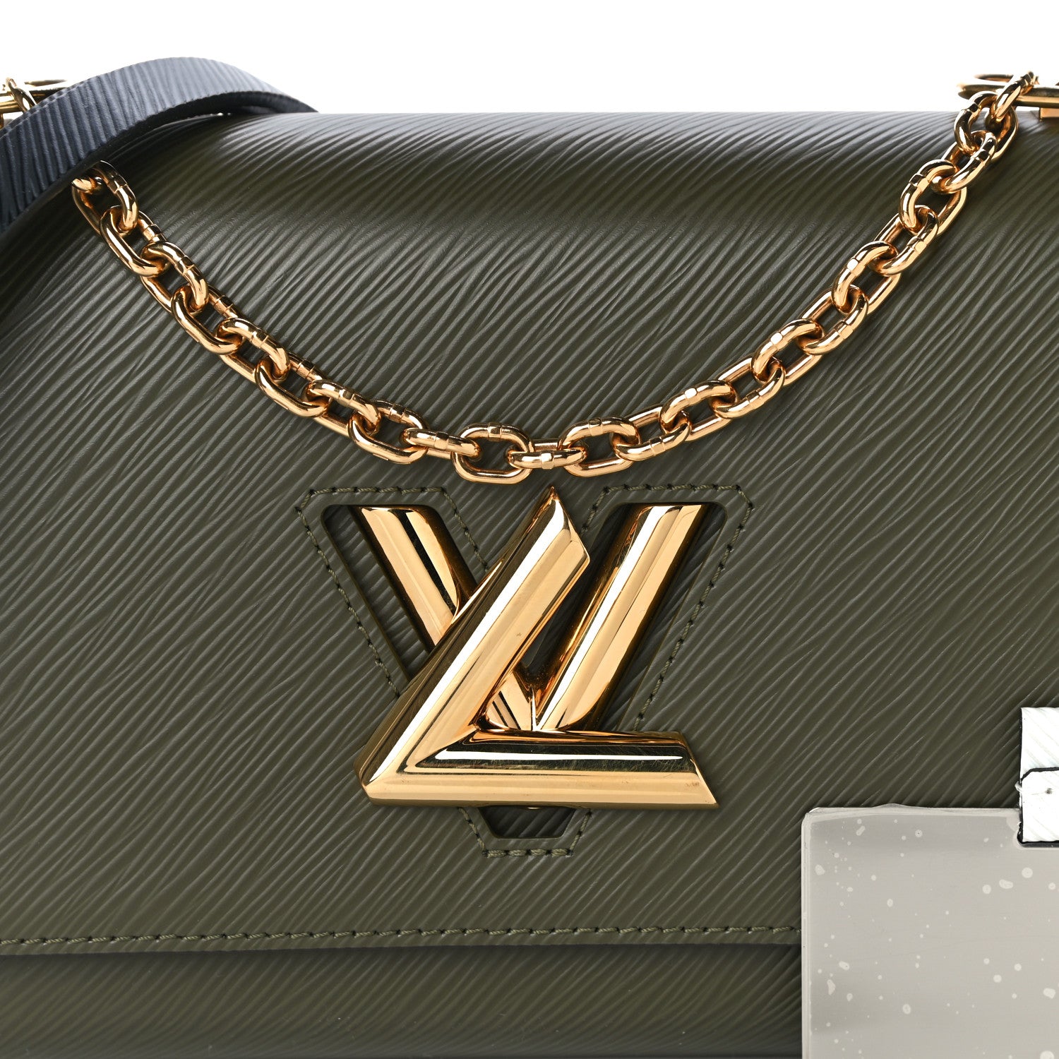 Louis Vuitton Epi Twist Shoulder Bag MM Kaki 7 of 10