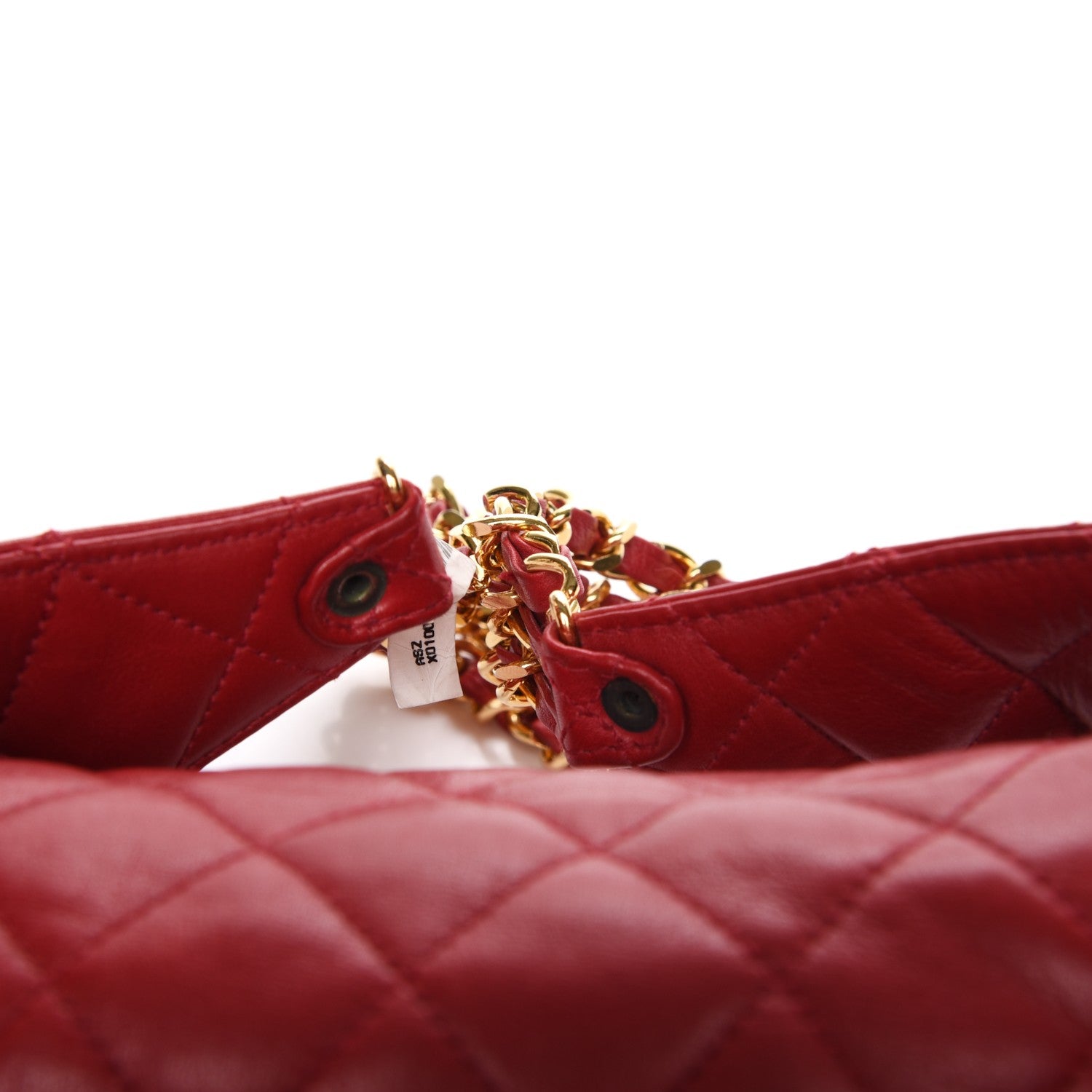 Chanel Lambskin Quilted Belt Bag Red 8 of 8