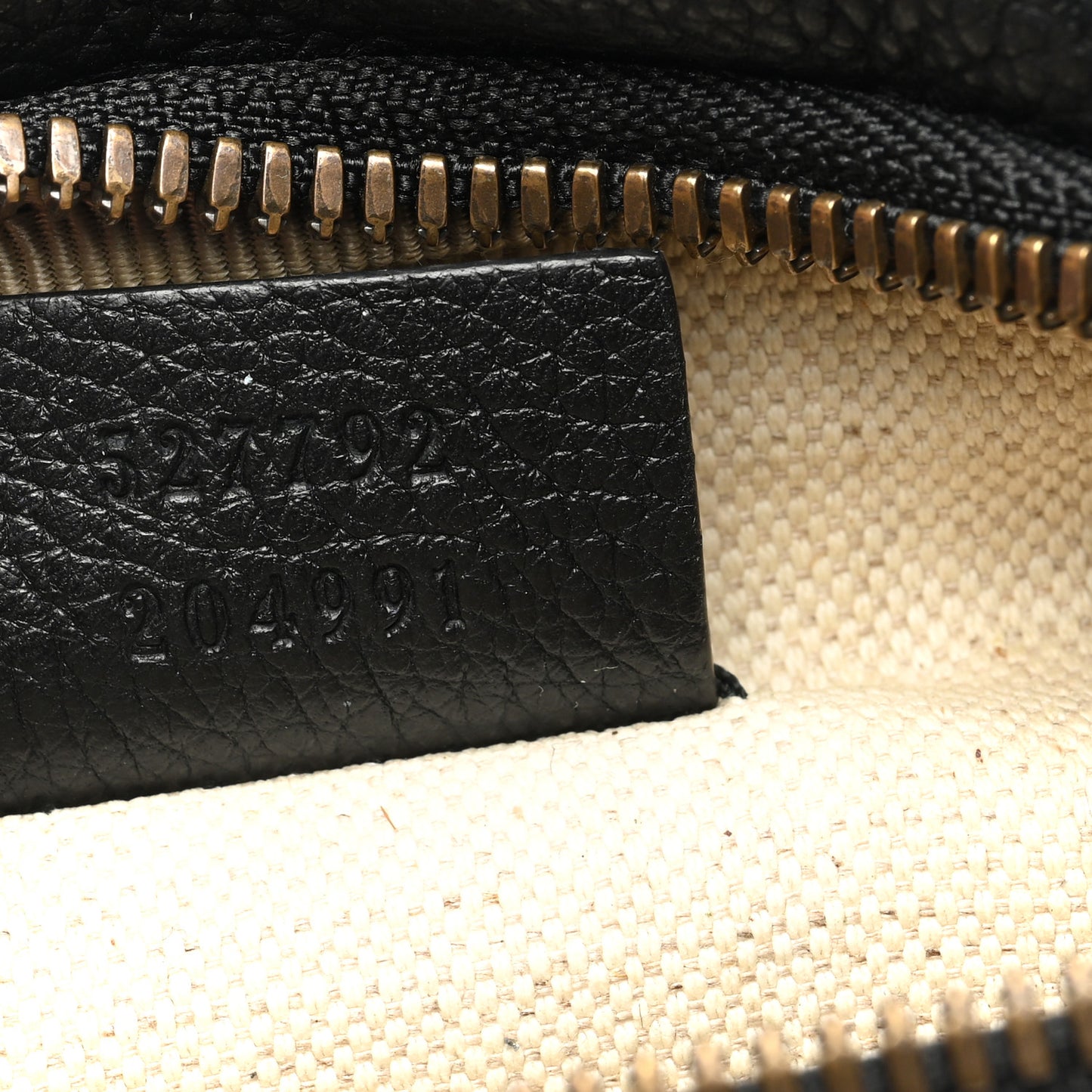 Grained Calfskin Small Logo Belt Bag Black