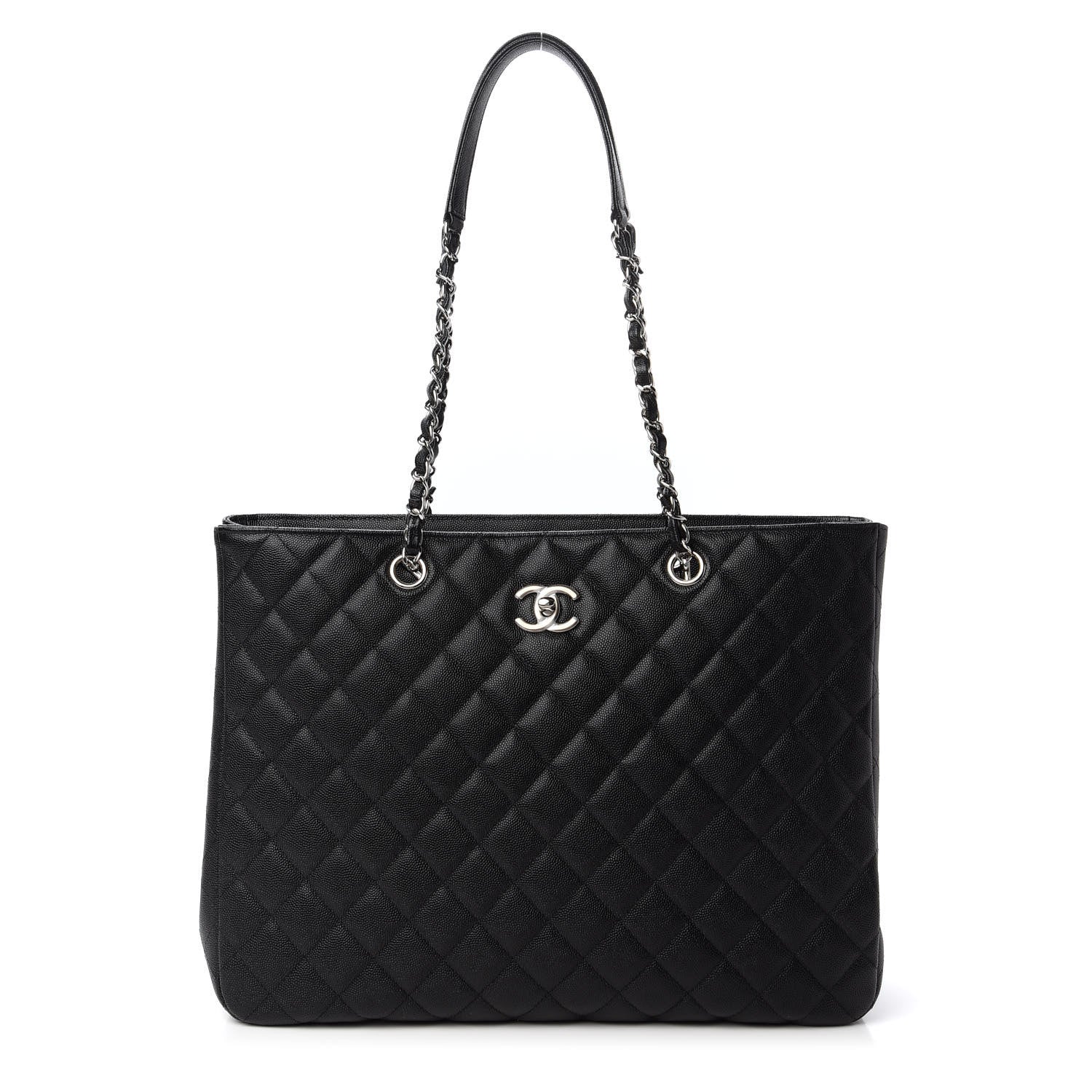 Chanel Caviar Quilted Large Shopping Tote Black 1 of 10