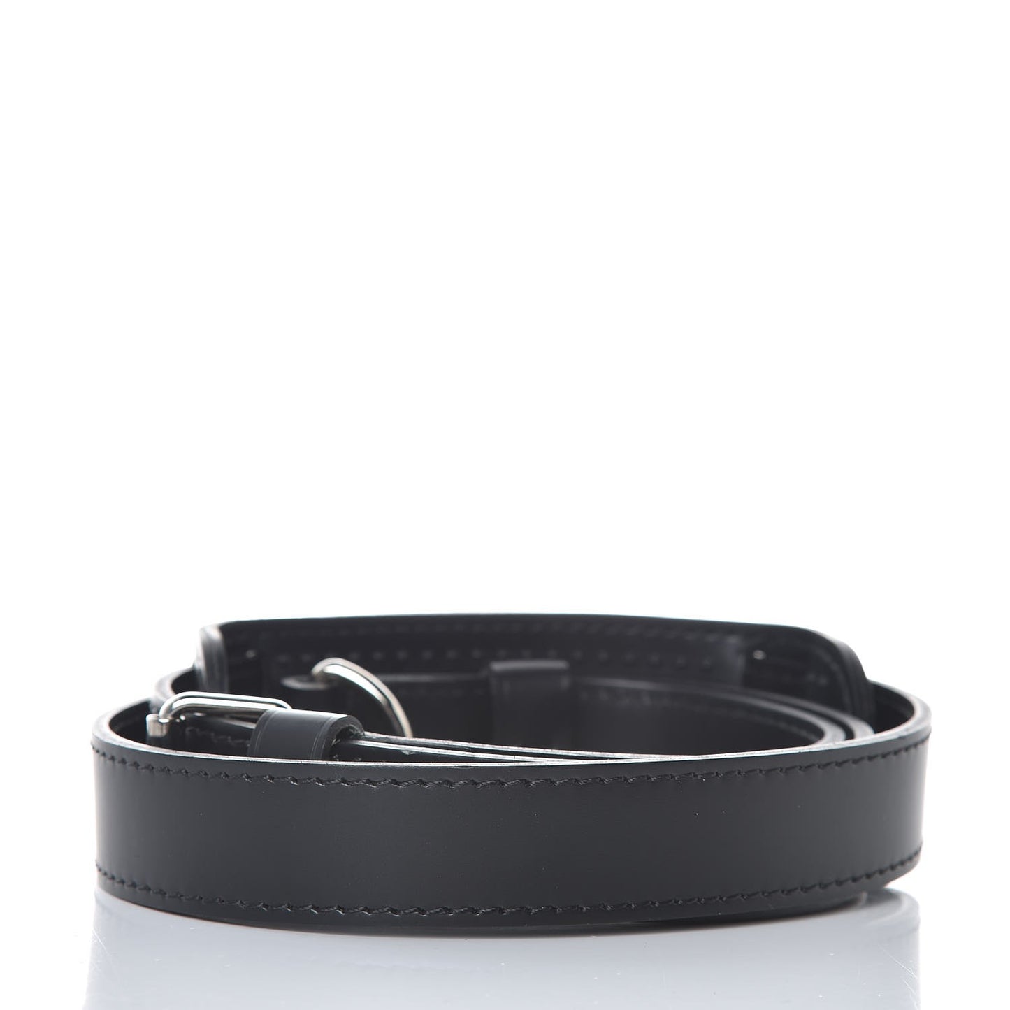 Calfskin Keepall Bandouliere Adjustable Shoulder Strap Black